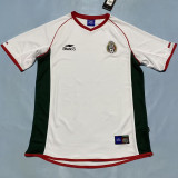 1998 Mexico White Retro Soccer Jersey