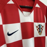 2018 Croatia Home Red White Retro Soccer Jersey