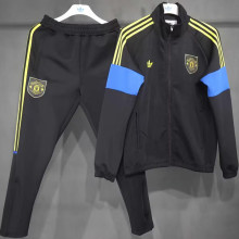 2026/27 M Utd Black Jacket Tracksuit
