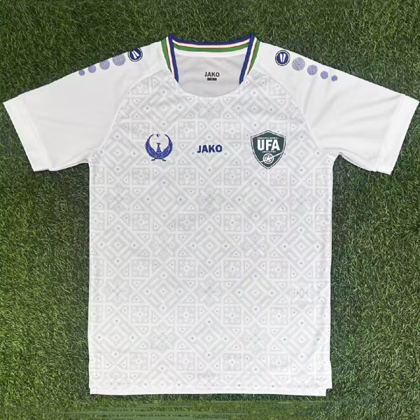 2025/26 Uzbekistan Away Fans Soccer Jersey 乌兹别克斯坦