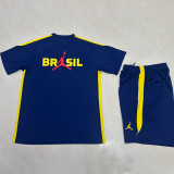2026/27 Brazil Royal Blue Training Jersey (A Set)