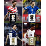 橡胶 FIFA WORLD CUP 2026 Rubber Patch Right Patch 右臂章 白底金字 (You can buy it alone OR tell us which jersey to print it on. )