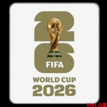 橡胶 儿童  FIFA WORLD CUP 2026 Rubber Kids Patch Right Patch 右臂章 白底金字 (You can buy it alone OR tell us which jersey to print it on. )