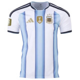2026/27 Argentina 1:1 Quality Home Fans Soccer Jersey (Have Right Patch 有右臂章 金底白字）