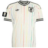 2026/27 Japan Away White Fans Soccer Jersey  (Have Right Patch 有右臂章 黑底白字）