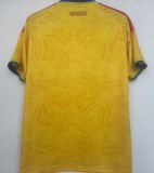 2026/27 Colombia 1:1 Quality Home Yellow Fans Soccer Jersey (Have Right Patch 有右臂章 黑底白字）
