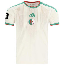 2026/27 Algeria Home White Fans Soccer Jersey 无星  (Have Right Patch 有右臂章 黑底白字）