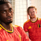 2026/27 Belgium 1:1 Quality Home Red Fans Soccer Jersey (Have Right Patch 有右臂章 白底黑字）