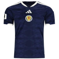 2026/27 Scotland  1:1 Quality Home Fans Soccer Jersey  (Have Right Patch 有右臂章 白底黑字）