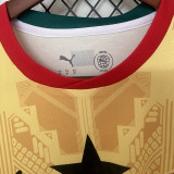 2026/27 Ghana Away Yellow Fans Soccer Jersey (Have Right Patch 有右臂章 黑底白字）