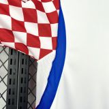 2026/27 Croatia Home Fans Soccer Jersey (Have Right Patch 有右臂章 黑底白字）