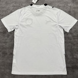 2026/27 Egypt Away White Fans Soccer Jersey (Have Right Patch 有右臂章 黑底白字）