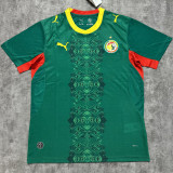 2026/27 Senegal Away Green Fans Soccer Jersey  (Have Right Patch 有右臂章 白底黑字）