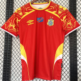 2026/27 Congo DR Red Third Fans Soccer Jersey 民主刚果 (Have Right Patch 有右臂章 白底黑字）
