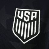 2026/27 U.S 1:1 Quality Away Black Fans Soccer Jersey (Have Right Patch 有右臂章 白底黑字）