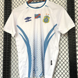2026/27 Congo DR Away White Fans Soccer Jersey 民主刚果 (Have Right Patch 有右臂章 黑底白字）