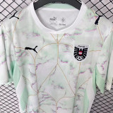 2026/27 Austria Third Fans Soccer Jersey (Have Right Patch 有右臂章 黑底白字）