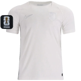 2026/27 Norway Third White Fans Soccer Jersey (Have Right Patch 有右臂章 黑底白字）