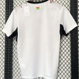 2026/27 Ghana Home White Fans Soccer Jersey (Have Right Patch 有右臂章 黑底白字）