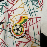 2026/27 Ghana Home White Fans Soccer Jersey (Have Right Patch 有右臂章 黑底白字）