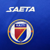 2026/27 Haiti Home Blue Fans Soccer Jersey 海地 (Have Right Patch 有右臂章 白底黑字）