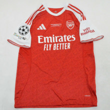 2026 UCL Final ARS 1:1 Quality Home Fans Jersey 2025/26（Have All Patch 带胸前决赛小字 臂章 袖广告）