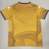2026/27 Tunisia Third Gold Fans Soccer Jersey (Have Right Patch 有右臂章 黑底白字）