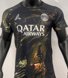 D.Doué #14 PSG x Labubu Dark Night Edition Black Player Version Jersey 2025/26 拉布布字体 ★★