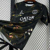 D.Doué #14 PSG x Labubu Dark Night Edition Black Fans Soccer Jersey 2025/26 拉布布字体 ★★