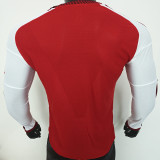 2026/27 ARS Home Red Player Version Long Sleeve Soccer Jersey