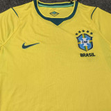 NEYMAR JR #10 Brazil 1:1 Quality Home Yellow Fans Soccer Jersey 2026/27 ★★