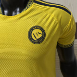 2026/27 Al Nassr Home Yellow Player Version Soccer Jersey