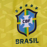 NEYMAR JR #10 Brazil Home Yellow Player Version Soccer Jersey 2026/27 ★★