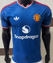 2026/27 M Utd Third Blue Player Version Soccer Jersey