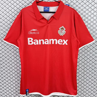 2003/2004 Deportivo Toluca Home Red Retro Soccer Jersey 托卢卡