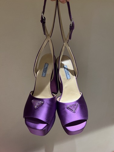 Women P*rada Top Quality Sandals 13.5CM