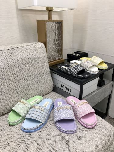 Women C*hanel Top Slippers