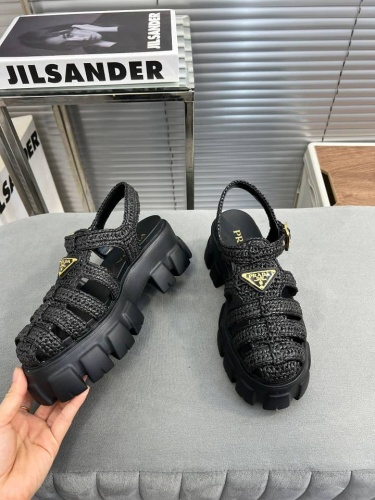 Women P*rada Top Quality Sandals