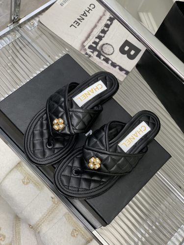Women C*hanel Top Slippers