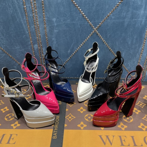 Women V*ersace Top Sandals 15.5CM