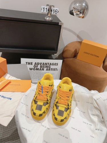 Men Women L*ouis V*uitton Top Sneakers