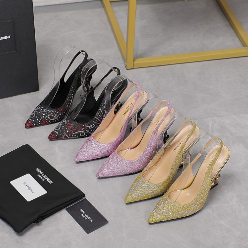 Women Y*SL Top Pumps 10.5CM