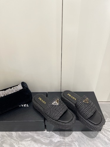 Women P*rada Top Quality Sandals