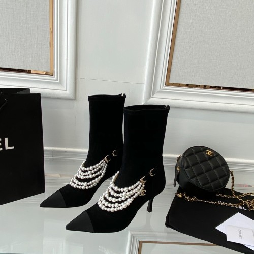 Women C*hanel Top Boots