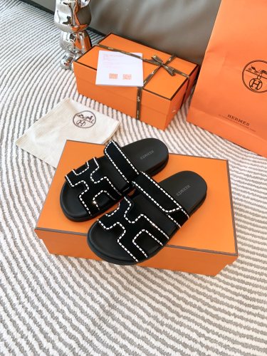Men Women H*ermes Top Sandals
