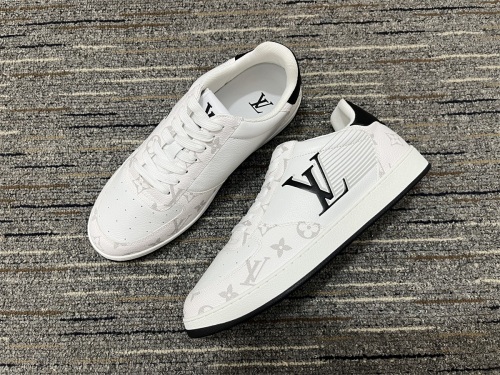 Men Women L*ouis V*uitton x Air Jordan Top Sneakers