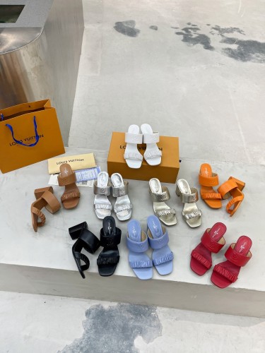 Women L*ouis V*uitton Top Slippers