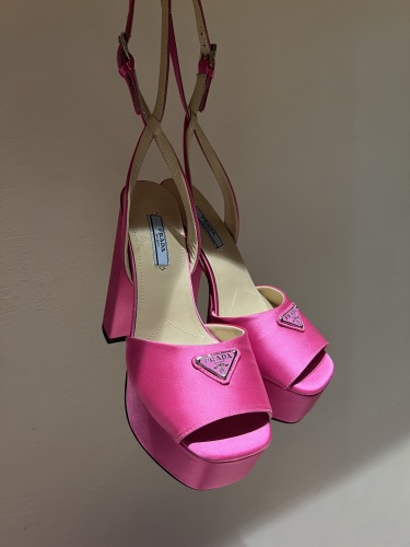 Women P*rada Top Quality Sandals 13.5CM