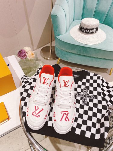 Men Women L*ouis V*uitton Top Sneakers