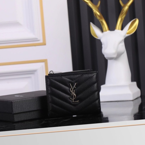 Y*SL Wallets Top Quality 10*8*2CM